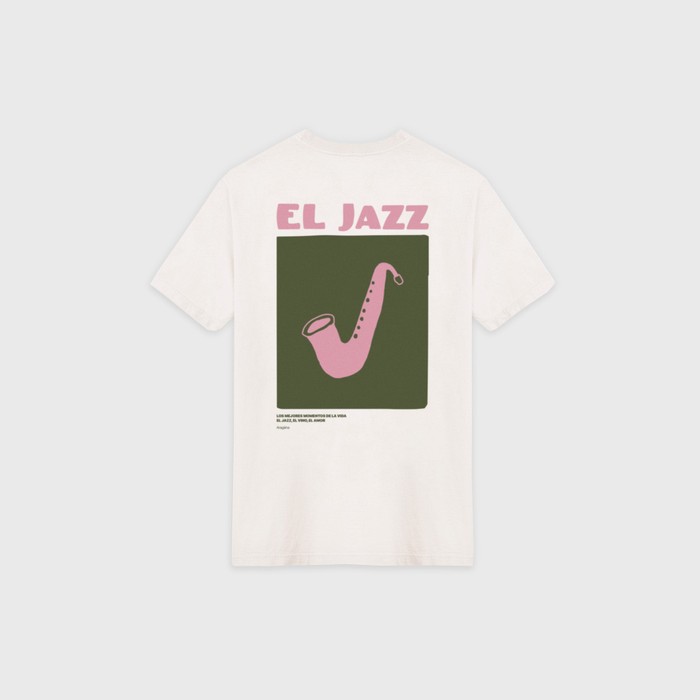 Camiseta Aragäna l El Jazz Off White