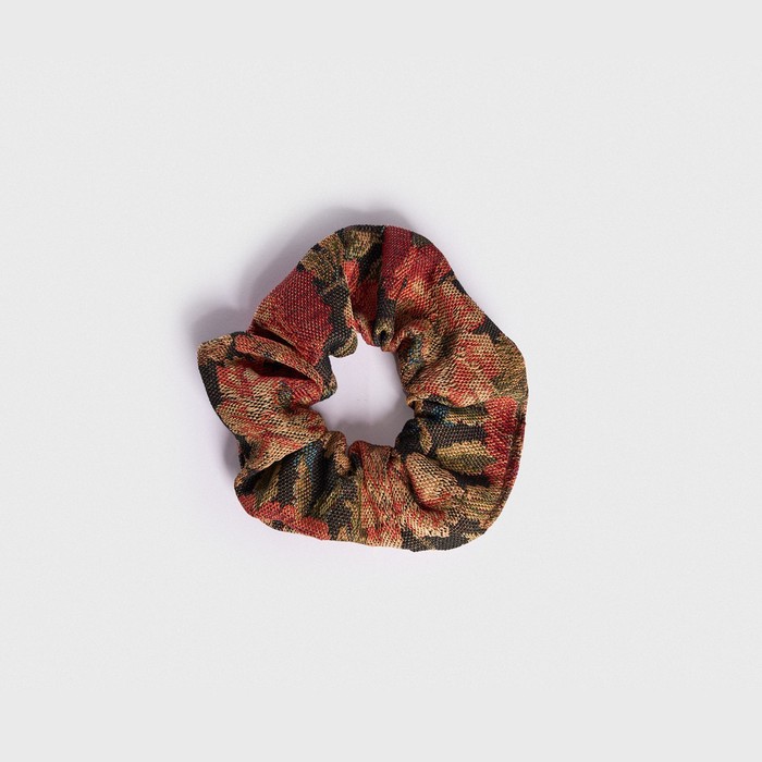 Scrunchie Aragäna | Floral Vinho