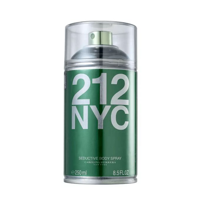 212 Body Spray Carolina Herrera Perfume Feminino para o Corpo 250ml