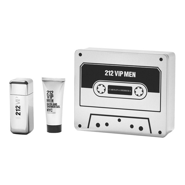 Kit 212 Vip Men Carolina Herrera Masculino Eau de Toilette 100ml + Gel de Banho 100ml