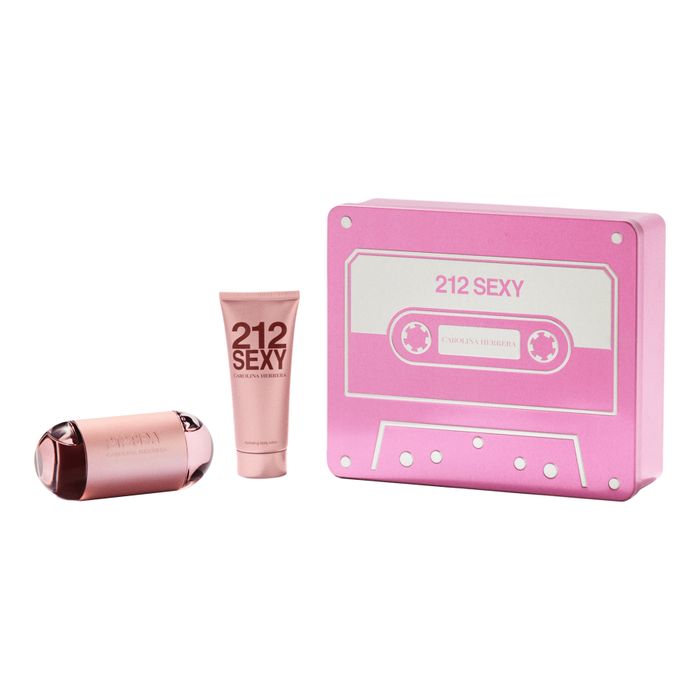 Kit 212 Sexy Carolina Herrera Feminino Eau de Toilette 100ml + Loção Hidratante 100ml