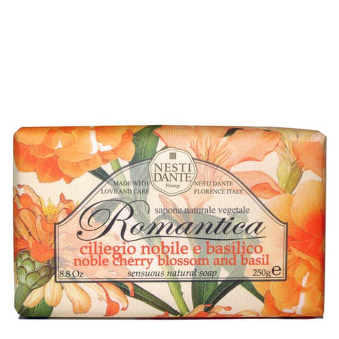 Romantica Flor de Cerejeira e Manjeiricão - Sabonete em Barra Nesti Dante 250g