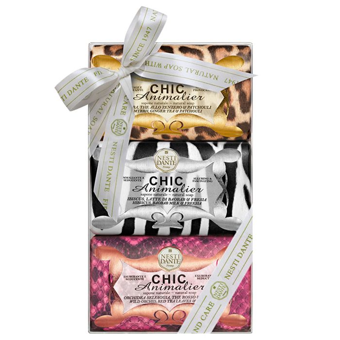 Kit Chic Animalier Nesti Dante - Sabonete em Barra 3x250g