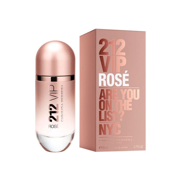 212 Vip Rosé Carolina Herrera Perfume Feminino Eau de Parfum 80ml