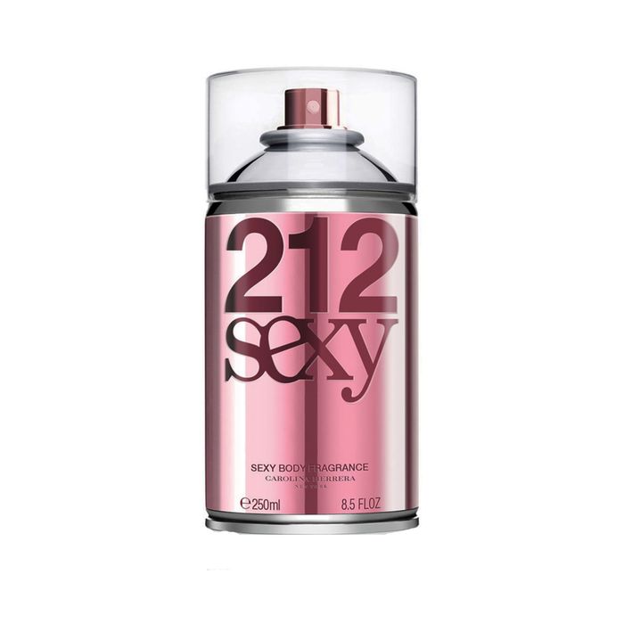 212 Sexy Body Spray Carolina Herrera Perfume Feminino para o Corpo 250ml
