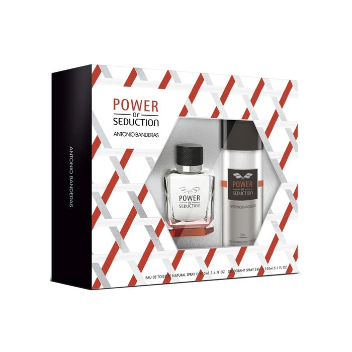 Kit Power Of Seduction Antonio Banderas Perfume Masculino Eau de Toilette 100ml + Desodorante Spray 150ml