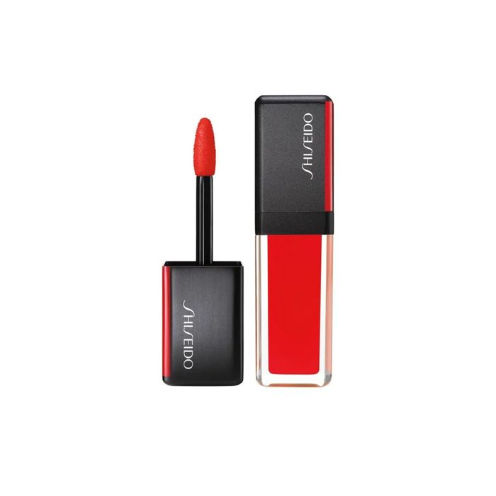 Batom Líquido Shiseido - LacquerInk LipShine - 305 Red Flicker
