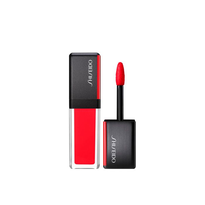 Batom Líquido Shiseido - LacquerInk LipShine - 304 Techno Red