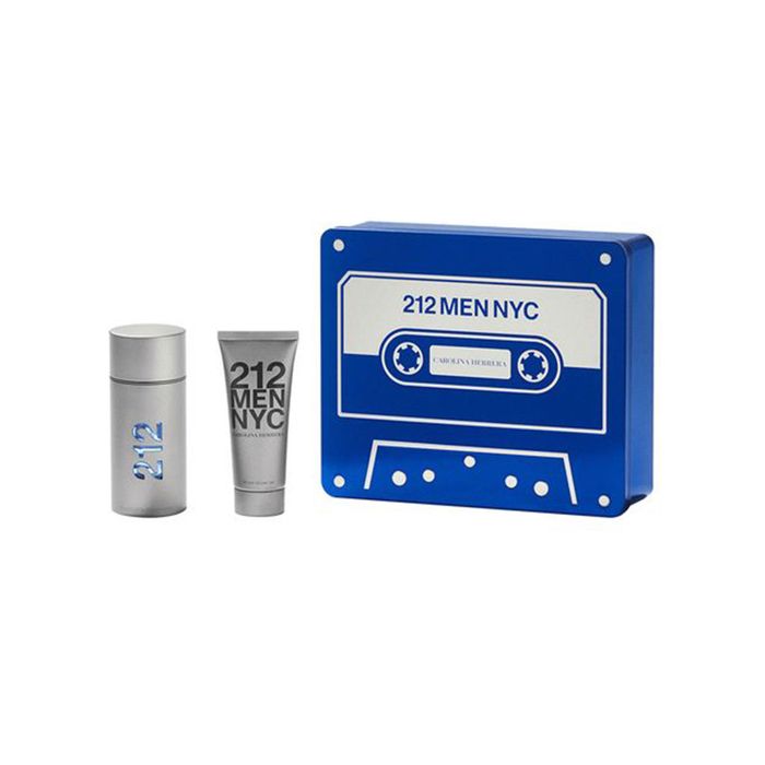 Kit 212 NYC Men Carolina Herrera Perfume Masculino Eau de Toilette 100ml + Gel de Banho Carolina Herrera 212 NYC Men 100ml