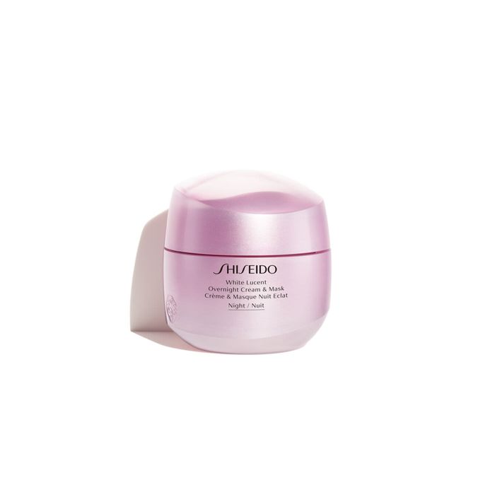 Creme e Máscara Hidratante Facial Noturna Clareadora Shiseido White Lucent Overnight Mask & Cream 75ml