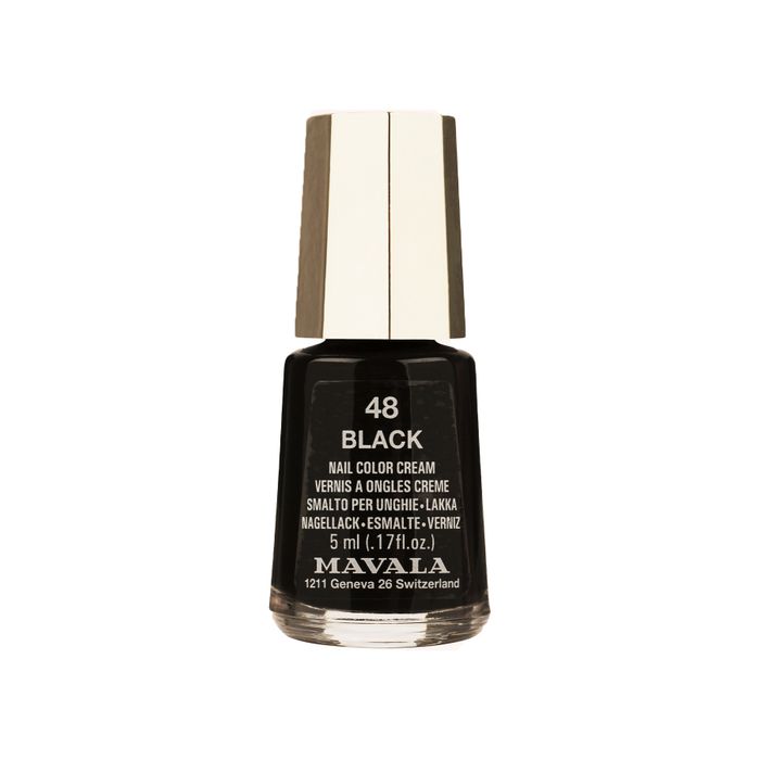 Mini Colours Mavala 48 Black - Esmalte Cremoso 5ml