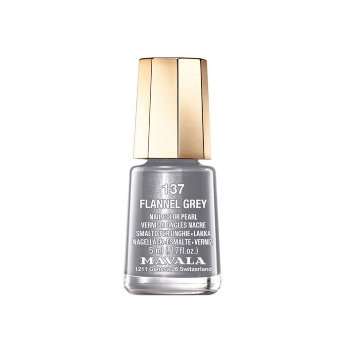 Mini Color Mavala 137 Flannel Grey Esmalte Cintilante 5ml