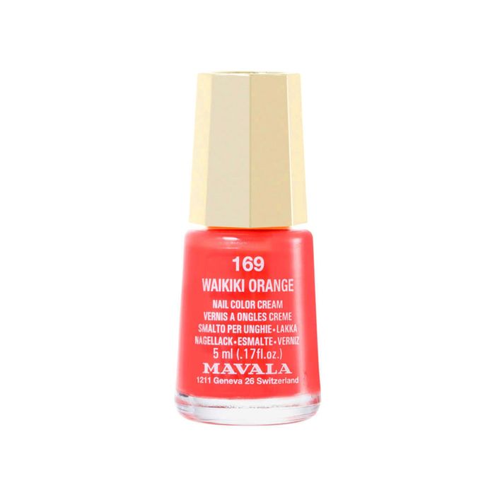 Mini Colors Mavala Versailles  169 Wakiki Orange Esmalte Perolado 5ml