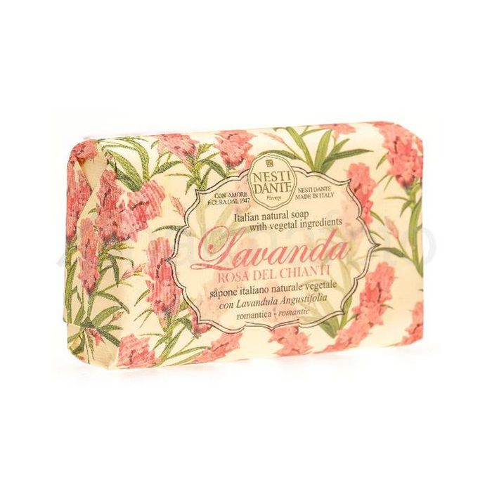 Lavanda Rosa Del Chianti Nesti Dante  Sabonete Perfumado em Barra 150g