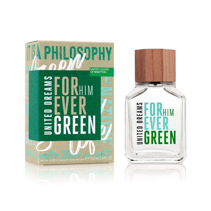 Forever Green Benetton Perfume Masculino Eau de Toilette 100ml