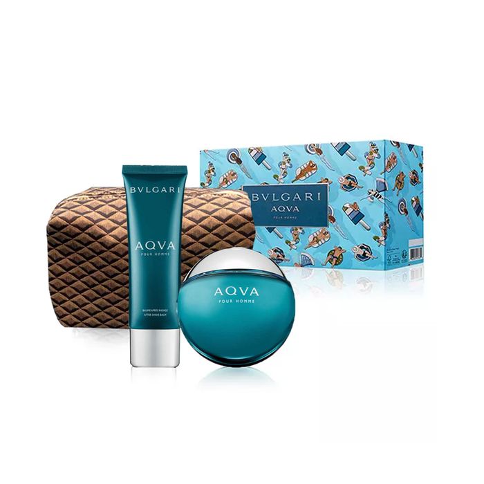 Kit Bvlgari Aqva Pour Homme Masculino Eau de Toilette