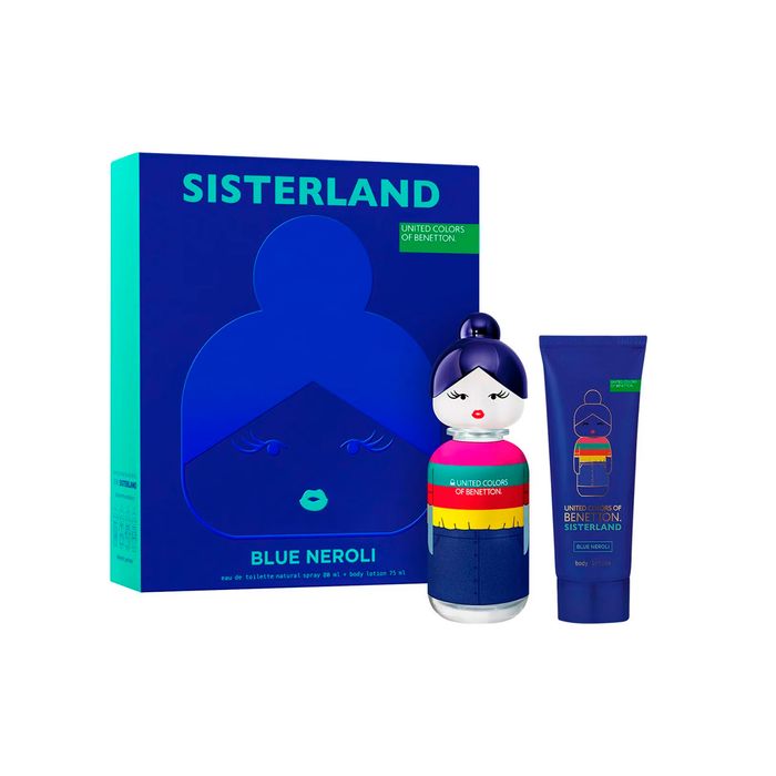 Kit Sisterland Blue Neroli Benetton Feminino Eau de Toilette