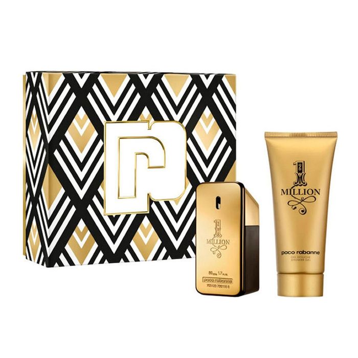 Kit Coffret 1 Million Paco Rabanne Masculino Eau de Toilette + Gel de Banho