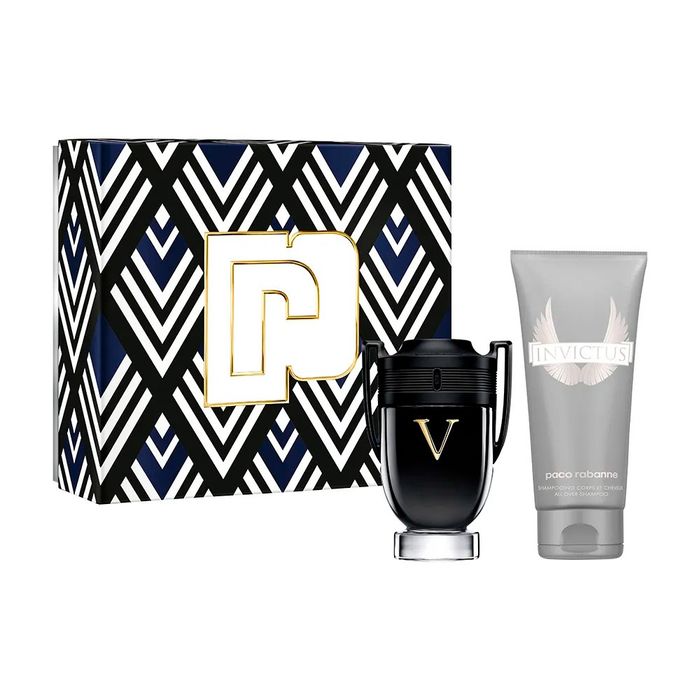 Kit Invictus Victory Extrême Paco Rabanne Masculino Eau De Parfum + Gel de Banho