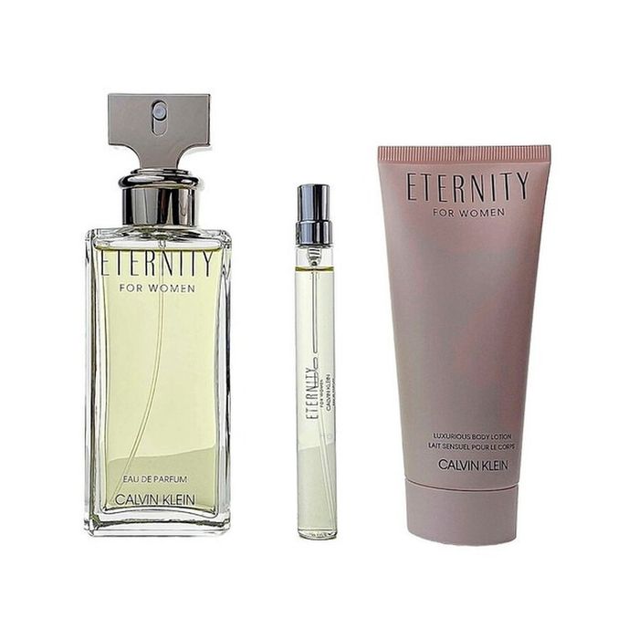 Kit  Calvin Klein Eternity Women Eau De Parfum 100ml  E Body Lotion 100ml
