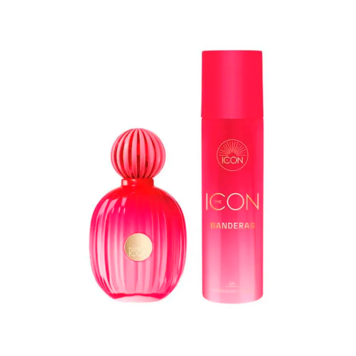 Kit Banderas The Icon Feminino Eau de Parfum 100ml + Deo 150ml