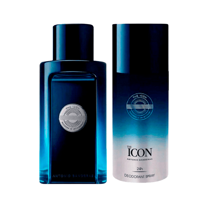 Kit Banderas The Icon Masculino Eau de Toilette 100ml E Deo 150ml