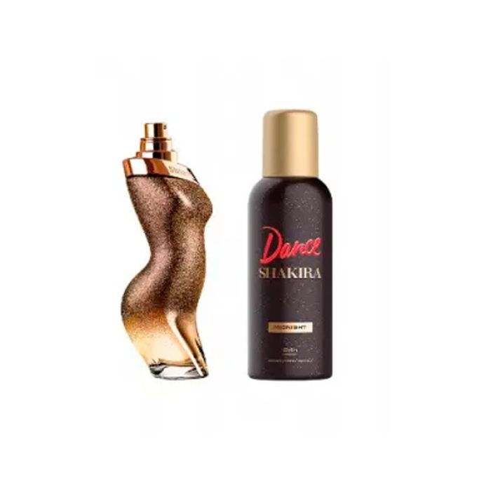 Kit Shakira Dance Midnight Feminino Eau de Toilette 80ml E Deo 150ml