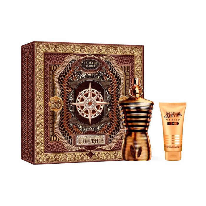 Kit Le Male Elixir Jean Paul Gaultier Masculino 125ml + Gel de Banho 75ml