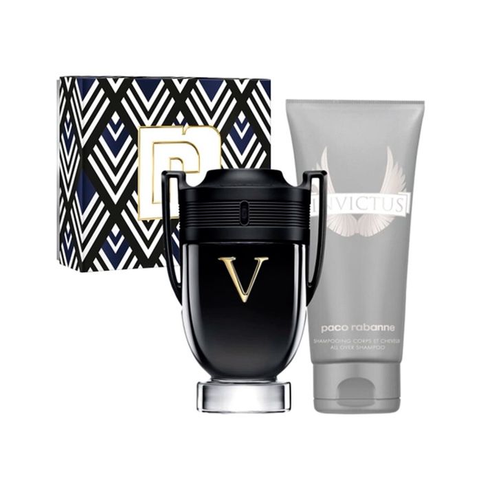 Kit Invictus Victory Rabanne Eau de Parfum Masculino 100ml + Shampoo Completo 100ml