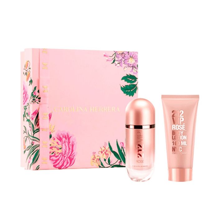 Kit 212 Vip Rosé Carolina Herrera Eau de Parfum  80ml + Loção Corporal 100ml