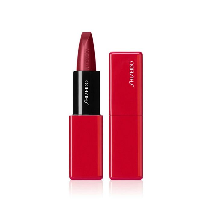 Batom Shiseido TechnoSatin Gel Lipstick - 411 Scarlet Cluster