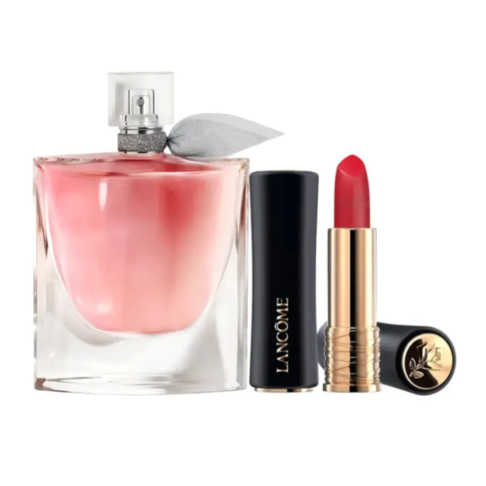 Kit La Vie Est Belle Lancôme Eau de Parfum Perfume Feminino 100ml + LAbsolu Rouge Drama Matte 505 