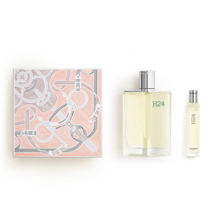 Kit H24 Hermès Eau De Toilette Perfume Masculino 100ml + Travel Size 15ml