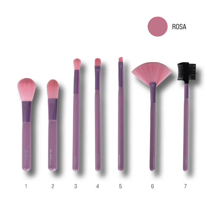 Kit  Color Block Pincéis Para Maquiagem  Ana Hickmann- Lilás