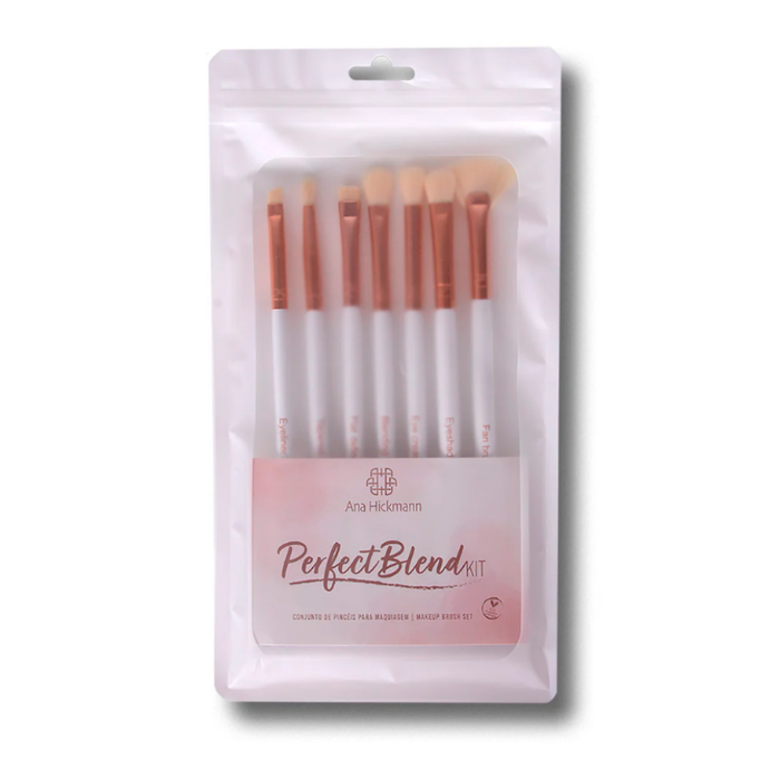Kit  Perfect Blend Pincéis Para Olhos  Esfumados  Ana  Hickmann