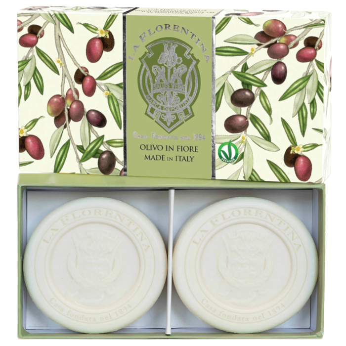 Kit  Olive  Flower  La Florentina   Sabonetes- 115G