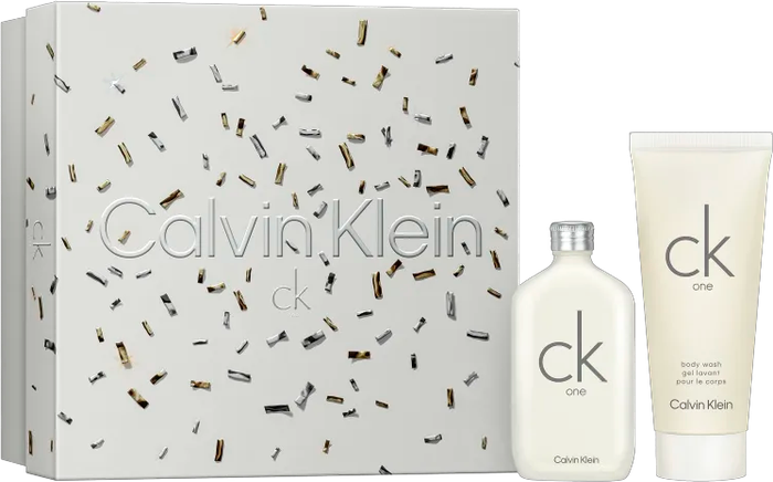 Kit  Ck  One  Calvin Klein Eau  De Toilette Perfume Compartilhado- 50ML + Gel De Banho 100ML