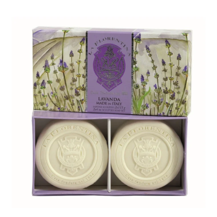 Kit  Lavanda  La Florentina - 2 Sabonetes 115G