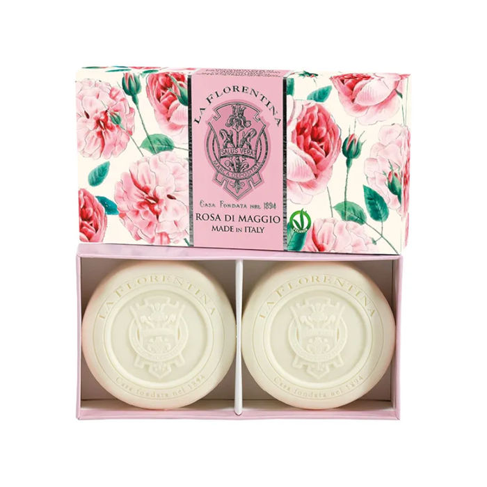Kit Rose Of May La Florentina - 2 Sabonetes 115G