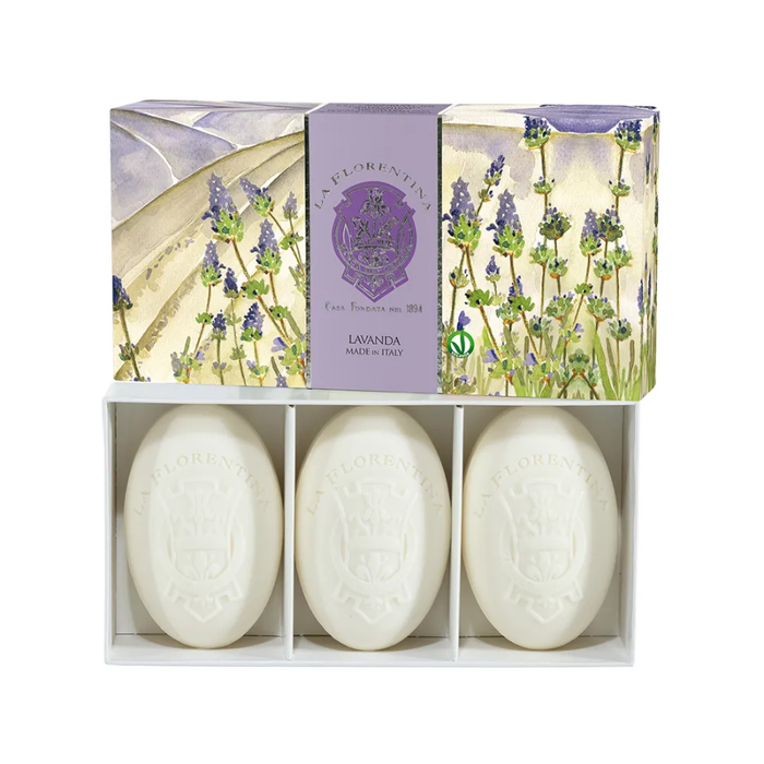 Kit  Lavanda La Florentina - 3 Sabonetes 150G