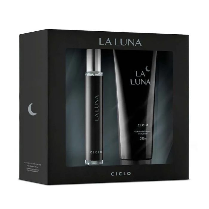 Kit La Luna Ciclo  Deo Colônia  Perfume Feminino - 30ml + Loção Hidratante 240ml