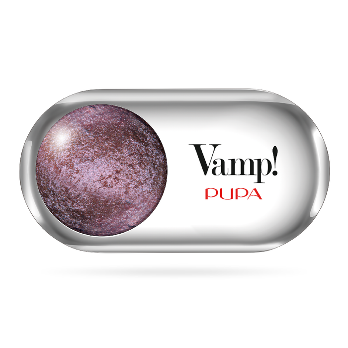Vamp! Wet&Dry Sombra Efeito Luminoso Duplo  Pupa Milano 104 Deep Plum