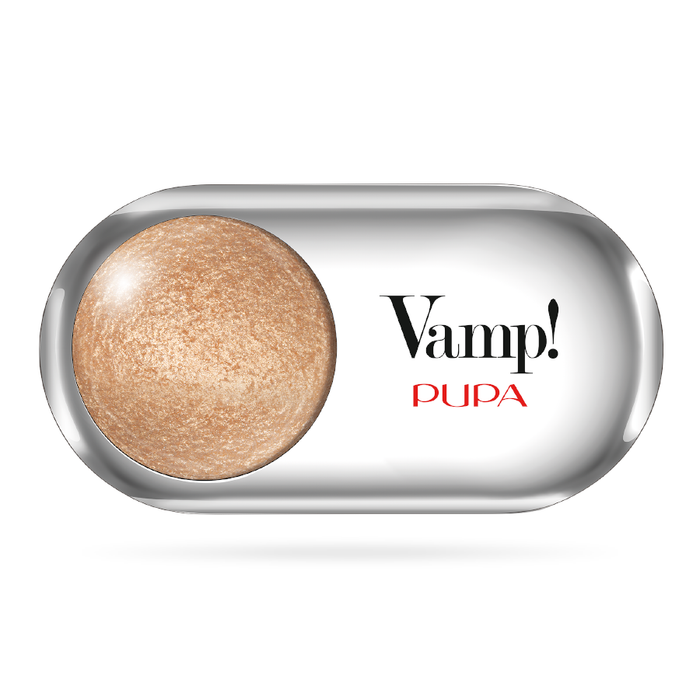 Vamp! Wet&Dry Sombra Efeito Luminosos Duplo Pupa Milano 202 Precious Gold