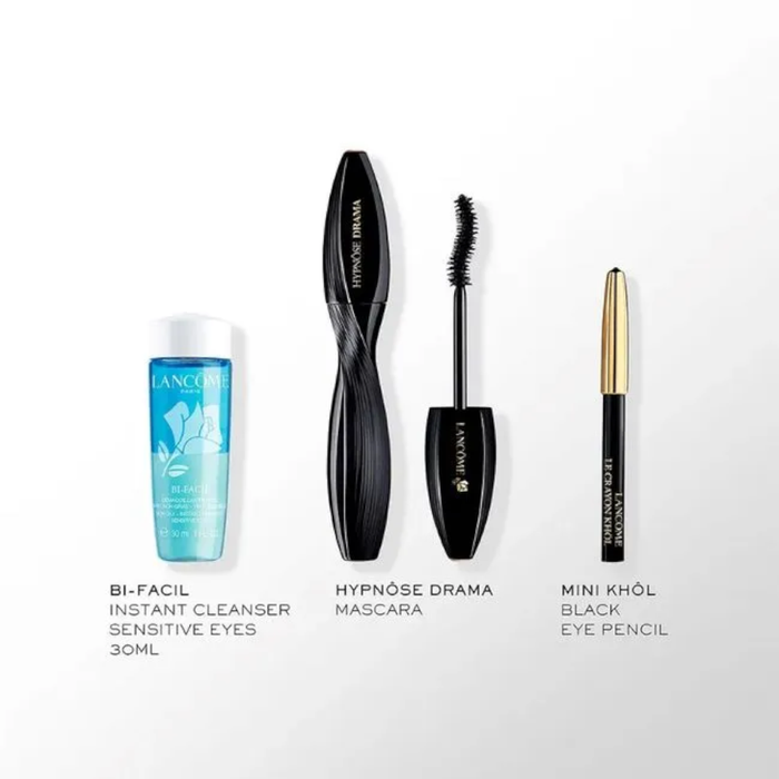 Kit  Hypnôse  Drama Lancôme - Máscara De Cílios  Hypnôse Drama   01 Preta + Mini Lápis  Kohl  Preto + Bi-Fácil 30ml