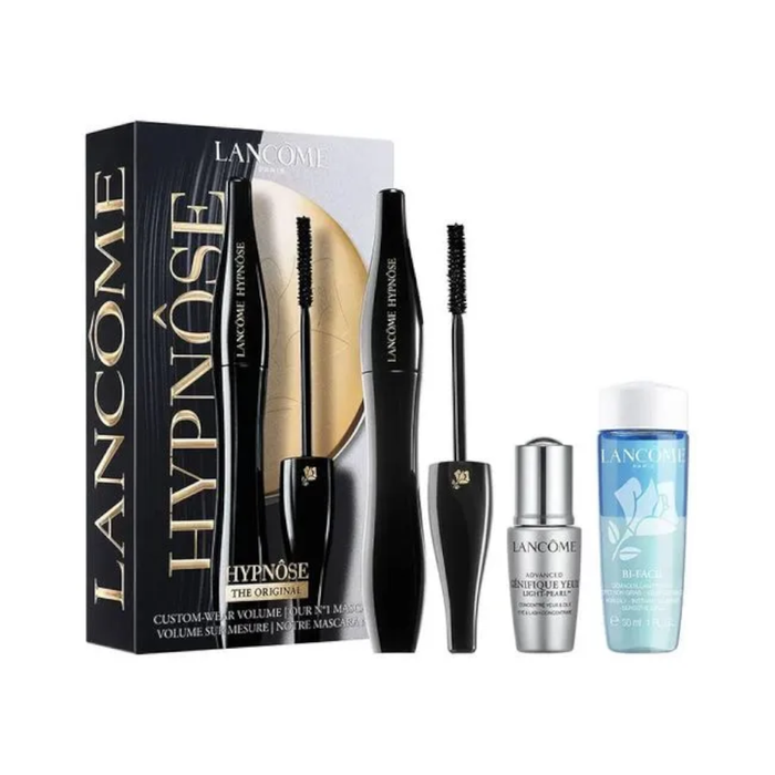 Kit  Hypnôse Drama Lancôme - Máscara De Cílios Hypnôse Drama  01 Preta + Sérum  Génifique Light Pearl  Eye  5ml + Bi-Fácil 30ml