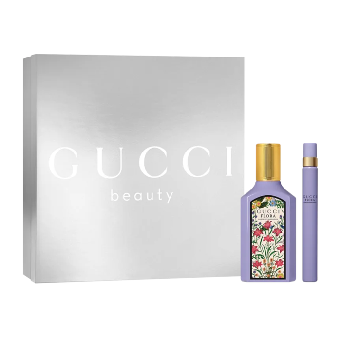 Kit Gucci Flora Gorgeous Magnolia Gucci Eau De Parfum Perfume Feminino - 50ml + Tamanho Viagem 10ml