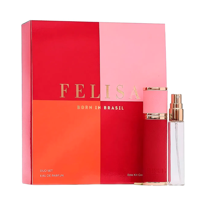 Duo Set Felisa Eau de Parfum Refillable  Perfume Feminino – 2x10ml