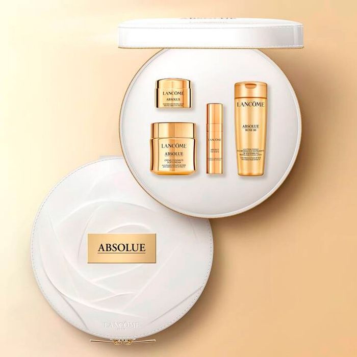 Kit Absolue Lancôme Travel Set - Soft Cream 15ml + Sérum 15ml + Creme Olhos 5ml +Rose Lotion 50ml