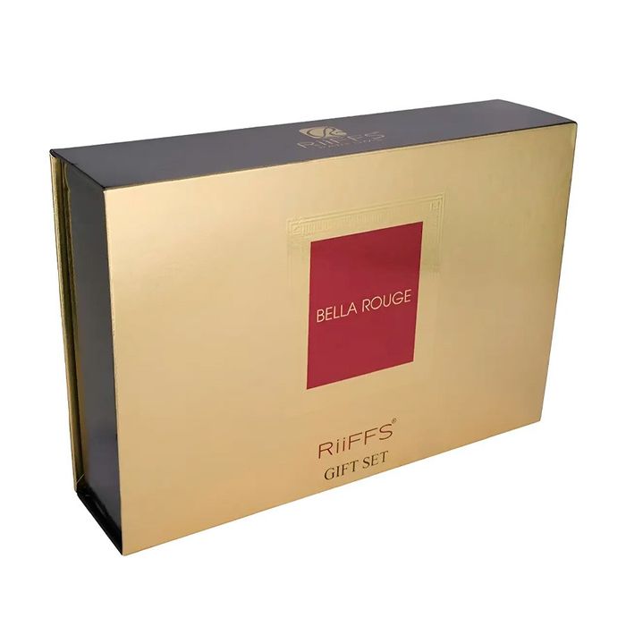 Kit Bella Rouge Riiffs Eau de Parfum Perfume Feminino 100ml + Shower Gel + Body Lotion 100ml