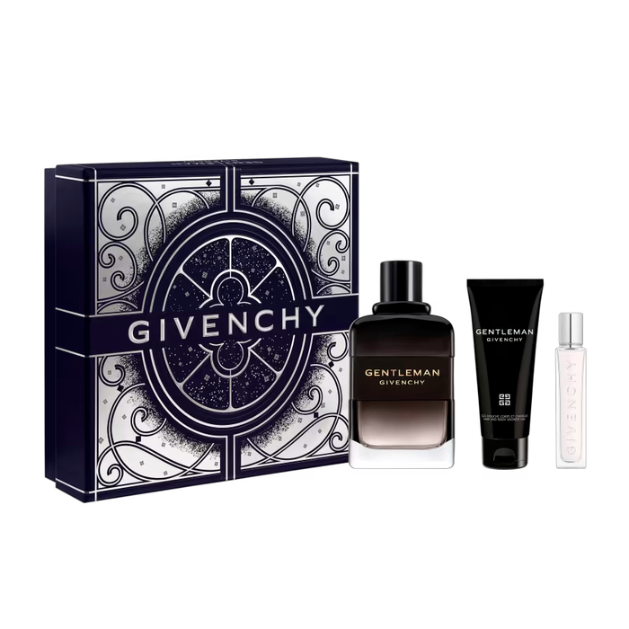 Kit Gentleman Boisée Givenchy Masculino Eau de Parfum 100ml e Gel de Banho 75ml e Travel Spray 12,5ml